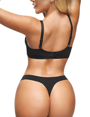 Push-Up Brasiere Negro sin costuras