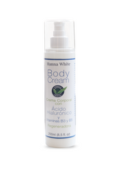 Crema corporal con ácido hialurónico