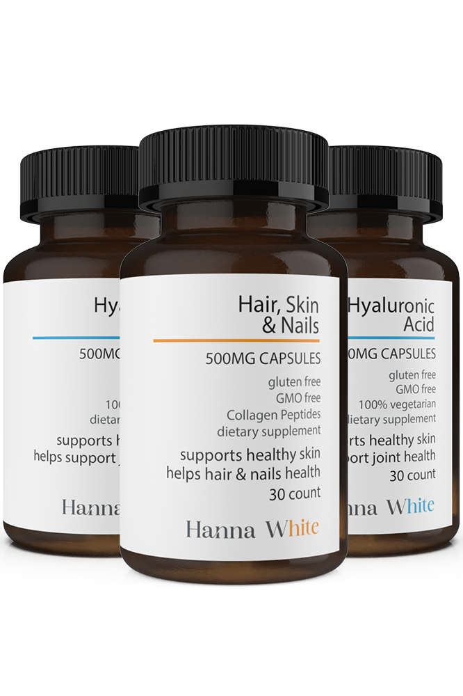 Kit Supplementos de Ácido Hialurónico & Uñas y Cabello