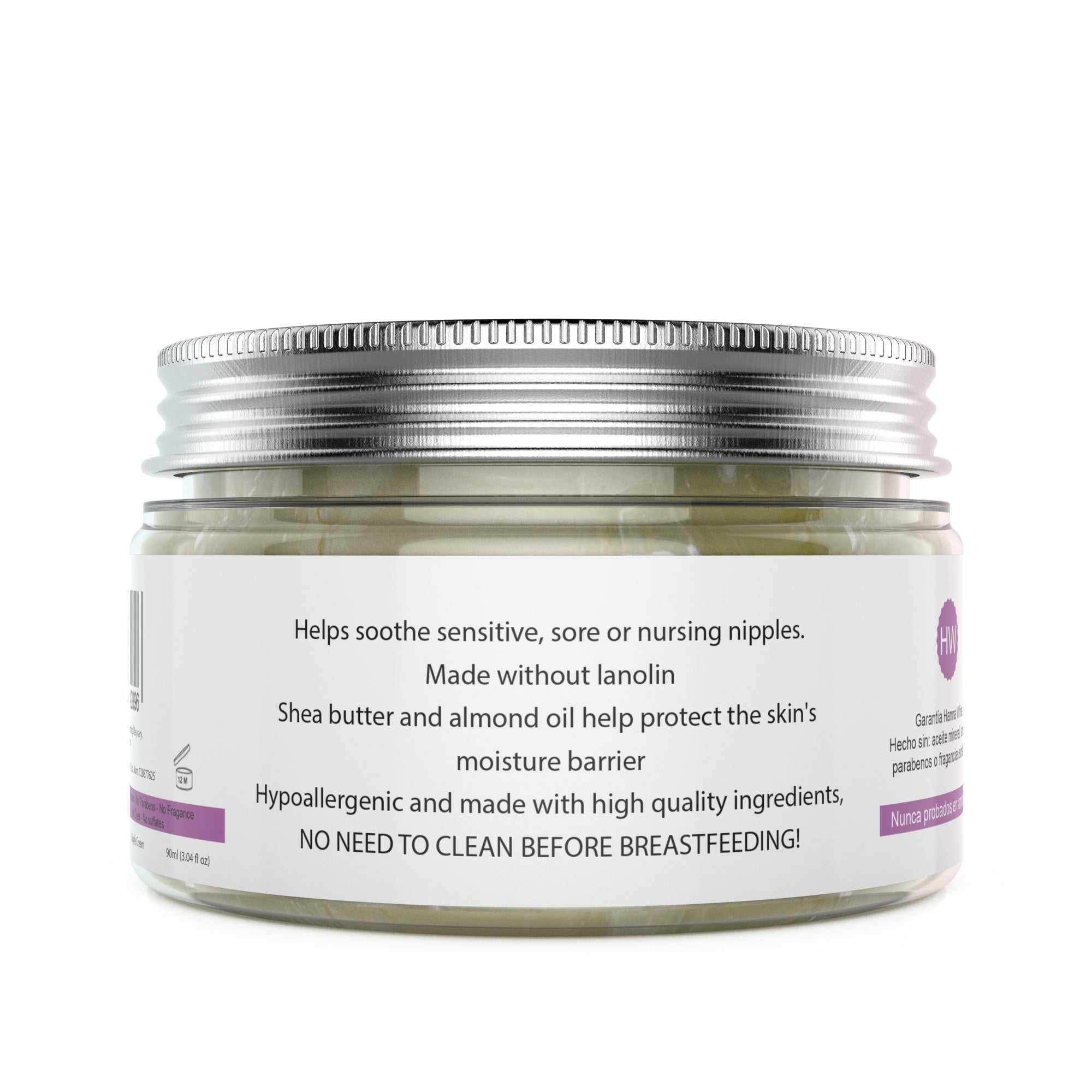 Crema para Pezones - Nipple Cream - 100% Natural