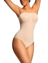 Body moldeador sin tirantes Beige
