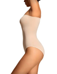 Body moldeador sin tirantes Beige