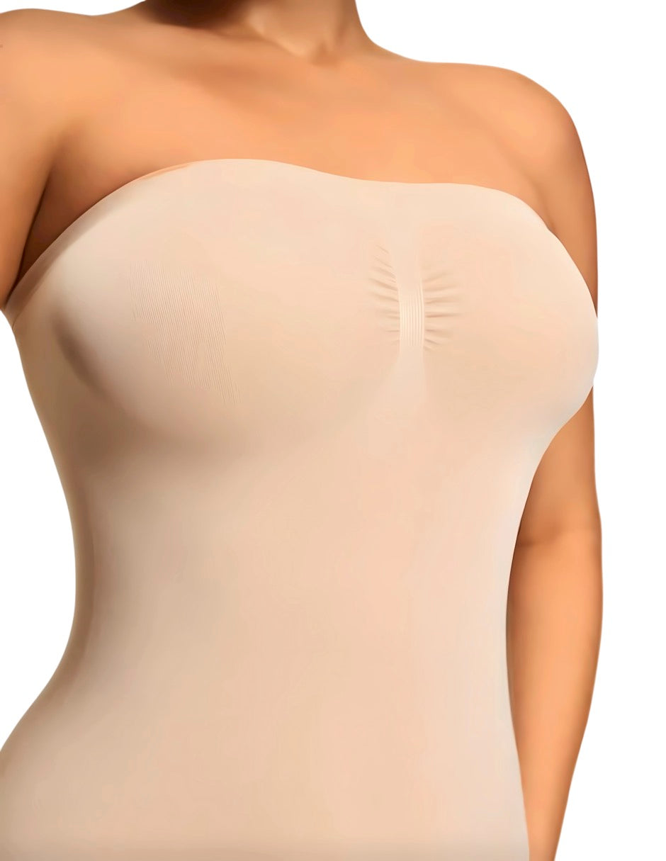 Body moldeador sin tirantes Beige