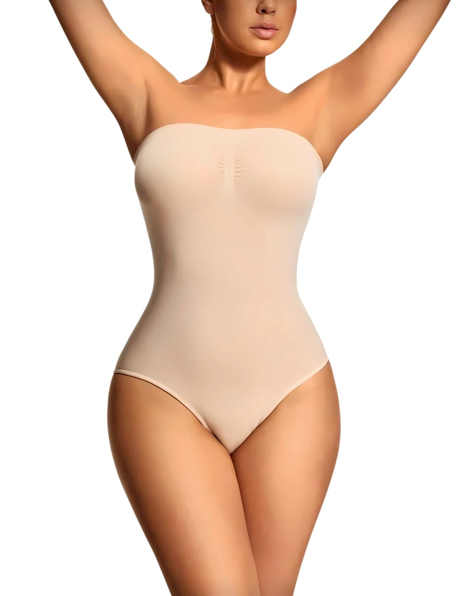 Body moldeador sin tirantes Beige