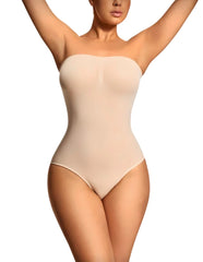 Body moldeador sin tirantes Beige
