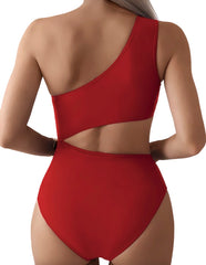 Traje de Baño Elegancia Rojo Pasión