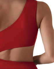 Traje de Baño Elegancia Rojo Pasión