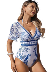 Traje de Baño Estampado Multicolor