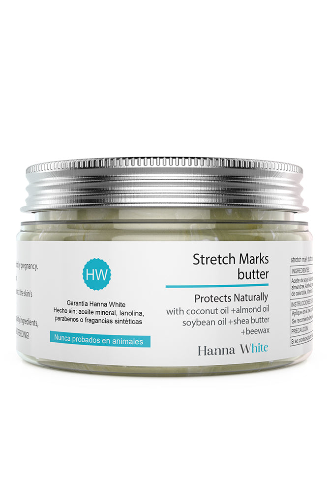 Crema Anti-Estrías - 100%Natural - Sin químicos - Estrías embarazo