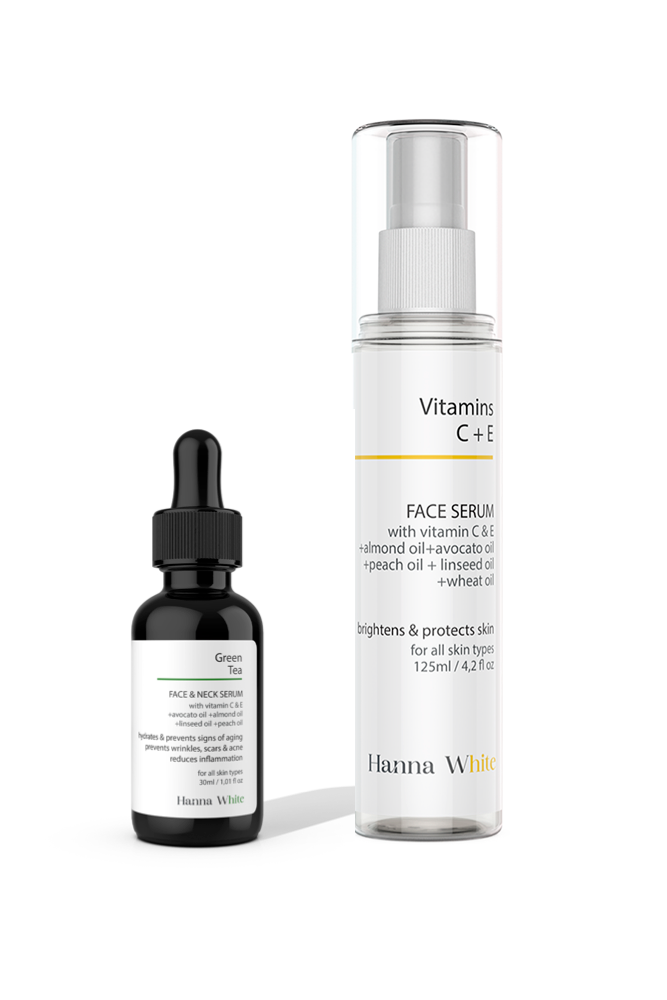 Kit Antioxidante Exclusivo - Serum Green Tea & Vitamins C & E