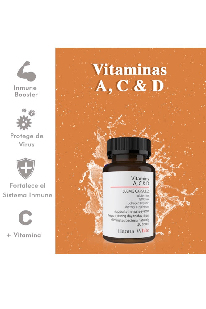 Vitaminas A, C & D con Péptidos de colágeno